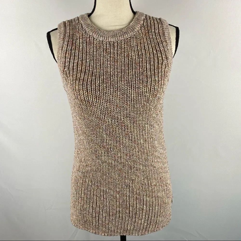 Ella Moss Colorful Knit Sweater Vest